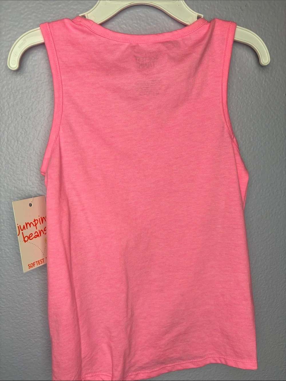 jumping beans Pink Flamingo Twist knot Front Tank Top